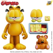 Garfield with Pooky and Lasagna Tray 4" Articulated Figure