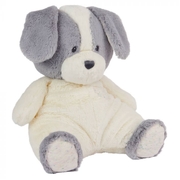 GUND Oh So Snuggly Puppy Grey and White Large Plush 
