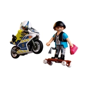 Playmobil City Action Motorcycle Chase 17pc 72079