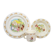 Bunnykins 3 Piece Melamine Set Red Baby Feeding Set