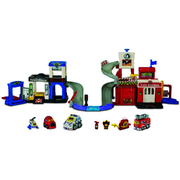 VTech Toot-Toot Drivers Police Station & Fire Station Playset