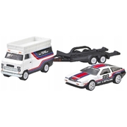 Hot Wheels Premium Car Culture Team Transport DMC DeLorean & HW Rally Hauler  