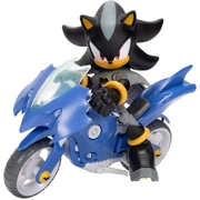Sonic The Hedgehog X DC Shadow as Batman 5" Figure with Batcycle
