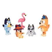 Bluey The Sleepover Figurines 4 Pack