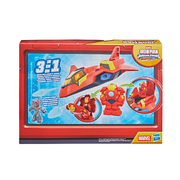 Marvel Iron Man and His Awesome Friends Giant-Sized Armor Iron Jet Playset