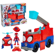 Marvel Spidey and his Amazing Friends Rescue-Webs Firetruck Action Figure and Vehicle