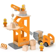 Viga Wooden Crane Lift with Dumper