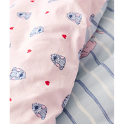 Disney Stitch Australian Cotton Reversible Quilt Cover Set - Double Bed