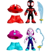 Marvel Spidey and His Amazing Friends Water-Webs Pirate Ghost-Spider and Pirate Spin 2 Pack 3 Inch Figure