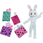 Barbie Cutie Reveal Doll & Accessories, Cuddly Series Bunny With 10 Surprises