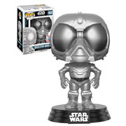 Funko Pop Star Wars Rogue One Death Star Droid Chrome NYCC 2017 #188 Vinyl Figure