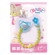 Zapf Creation Baby Born Dummy With Dummy Chain [Style: Pink]