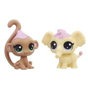 Littlest Pet Shop Series 2 Frosting Frenzy BFFs Monkey & Elephant