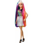 Barbie Rainbow Sparkle Hair Doll Playset
