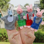 Finger Puppets 3 Little Pigs Story Fun Factory 