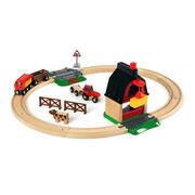 Brio World Farm Railway Train Set 20pc 33719