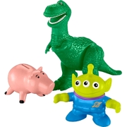 Toy Story 4 Imaginext Basic Figure 2 Pack Rex, Hamm + Alien