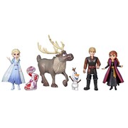Disney Frozen 2 Adventure Collection 5 Small Doll Set Inc Ann, Elsa, kristoff, Olaf