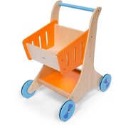 Viga Toys Wooden Shopping Cart
