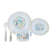 Beatrix Potter Peter Rabbit Classic 5 Piece Melamine Dinner Set
