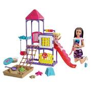 Barbie Skipper Babysitters Climb 'n' Explore Playground Dolls