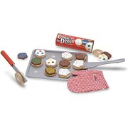 Melissa & Doug Wooden Slice and Bake Cookie Set Playset