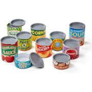 Melissa & Doug 10 Peices Grocery Cans 