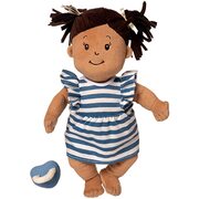 Manhattan Toy Baby Stella Beige Doll with Brown Hair 15-Inch Soft Doll