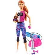 Barbie You Can Be Anything Fitness Doll, Red-Haired, with Puppy