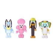 Bluey Family Figurines 4 Pack Bluey and Friends Pack