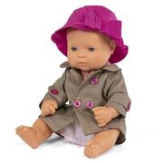 Miniland Doll 32cm Caucasian Girl and Outfit Boxed Set 31032