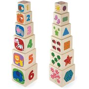 Viga Wooden Toys nesting & stacking blocks