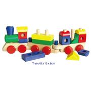 Fun Factory Stacking Train Wooden Blocks