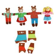 Fun Factory Finger Puppets Wooden Goldilocks