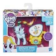 My Little Pony 2017 Rainbow Dash Royal Spin Along Chariot Figure