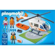 Playmobil City Life Rescue Helicopter 38pc 70048