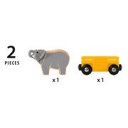 Brio World Elephant & Wagon 2pc 33969