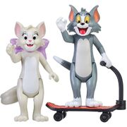 Tom & Jerry Figure 2 Pack Skateboarding Tom & Toots Figure