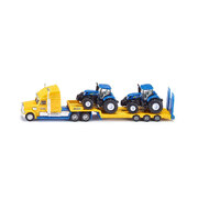 Siku 1805 Die-Cast Vehicle Truck with 2 New Holland Tractors 1:87 Scale
