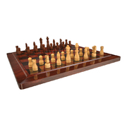 Cardinal Classics Wooden Deluxe Backgammon Chess & Checkers