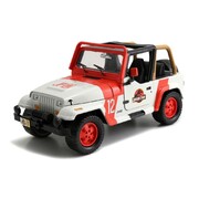 Jada Metals Die Cast Jurassic World JP Staff 92 Jeep Wrangler 1:24 Scale