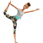 Barbie Made to Move Doll Blue Floral Yoga Pants