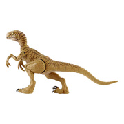 Jurassic World Camp Cretaceous Savage Strike Velociraptor Brown Figure