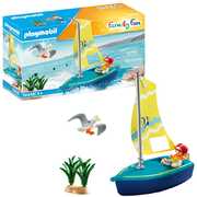 Playmobil Family Fun Sailboat Playset 17pc 70438