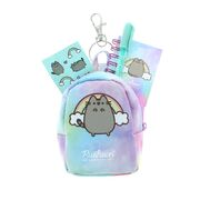 Pusheen The Cat Tie Dye Mini Backpack Keyring Set