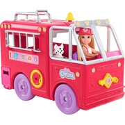Barbie Chelsea Fire Truck Vehicle Playset 