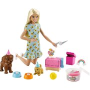 Barbie Puppy Party Blonde Doll Playset