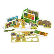 Melissa & Doug Magnetivity Magnetic Building Dress & Play Safari Rescue Playset