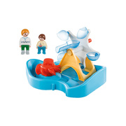 Playmobil 1.2.3 Water Wheel Carousel 8pc 70268