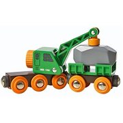 Brio World Clever Crane Wagon 4pc 33698